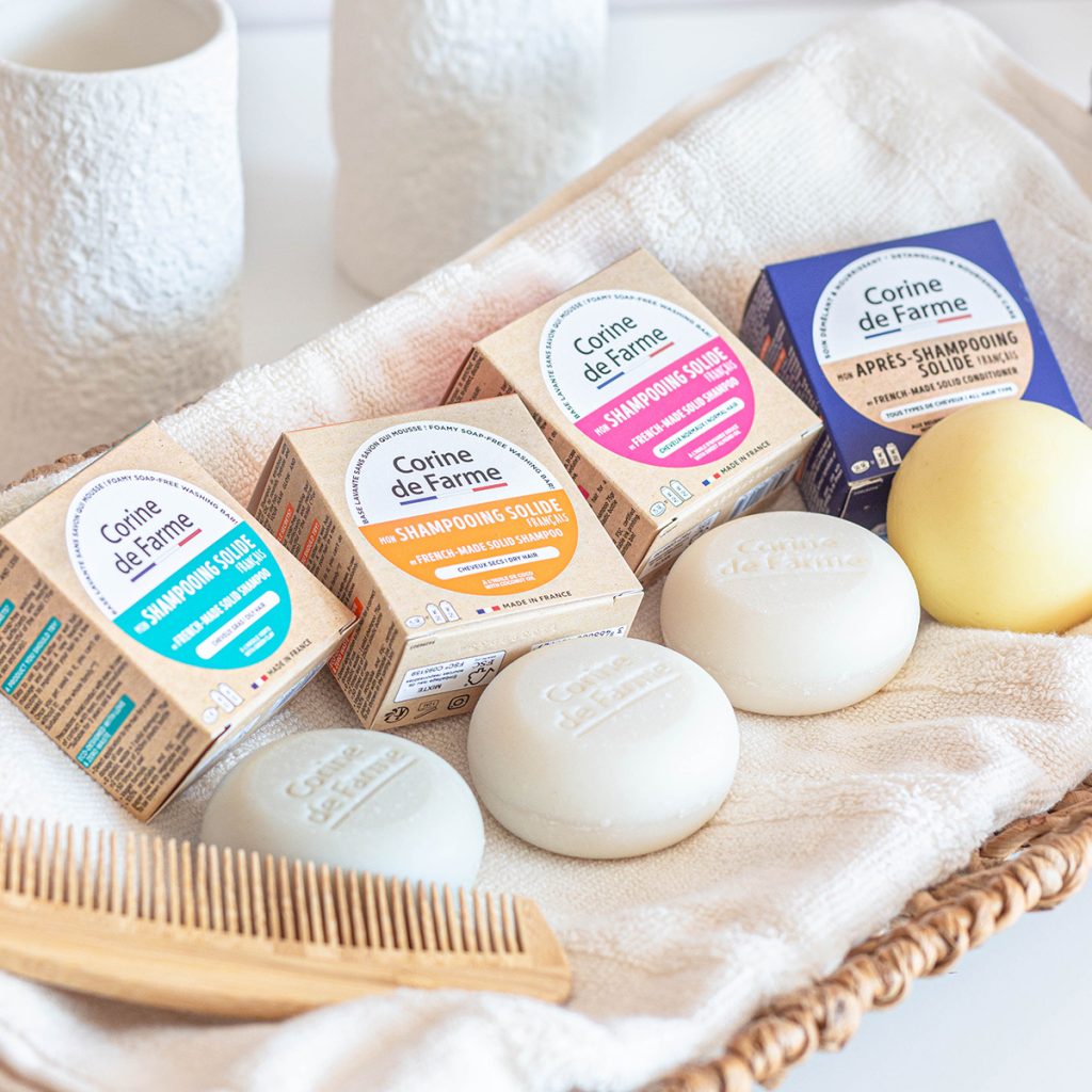 Acondicionador sólido para cabello graso